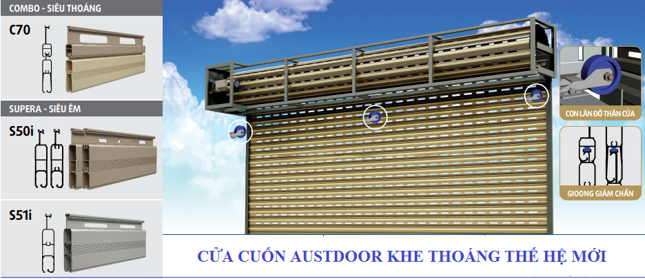 cua cuon austdoor