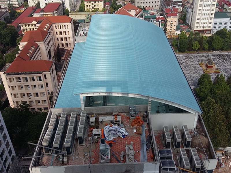 nhựa lấy sáng polycarbonate rỗng ruột nhựa lấy sáng polycarbonate rỗng ruột